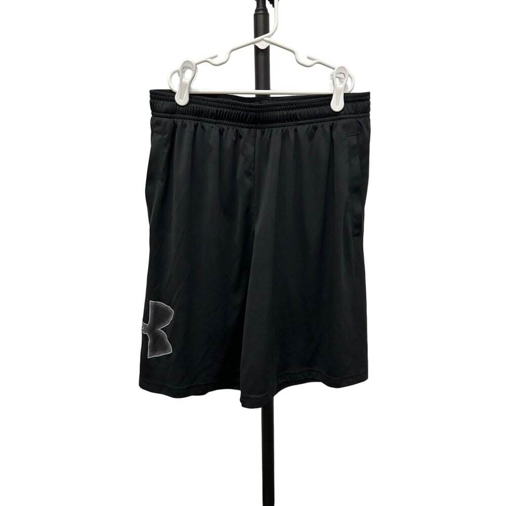 Under Armour Mens HeatGear Loose Fit Black Shorts Size M
